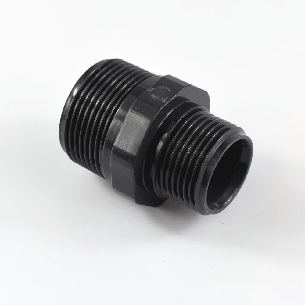 Feisteas PVC Nipple Dúbailte Laghdaithe 1 1/4" x 1"