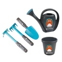 Sraith Gairdín Leanaí, Uirlisí Gairdín Bréagán, Sluasaid & Rechen do Pháistí