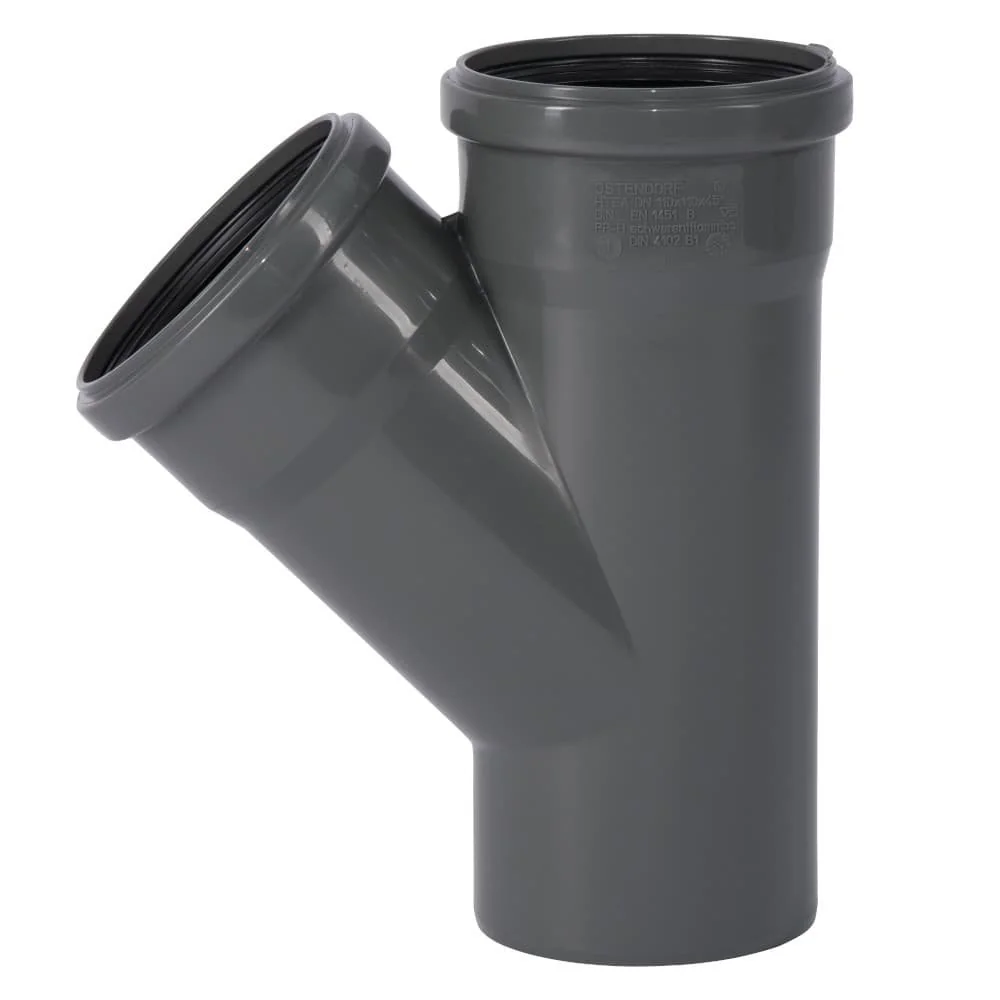 HT Abzweig DN 110, 45 Céim, Feistiú HT