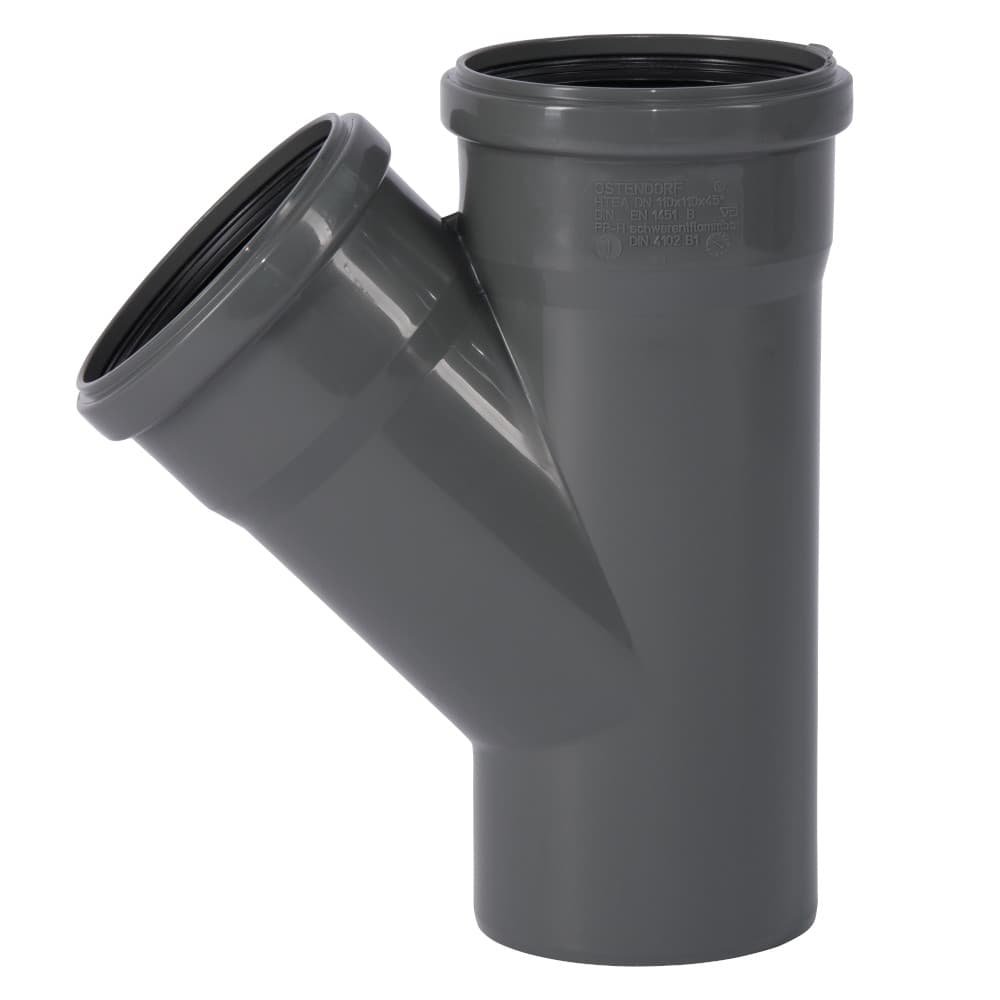 HT Abzweig DN 110, 45 Céim, Feistiú HT