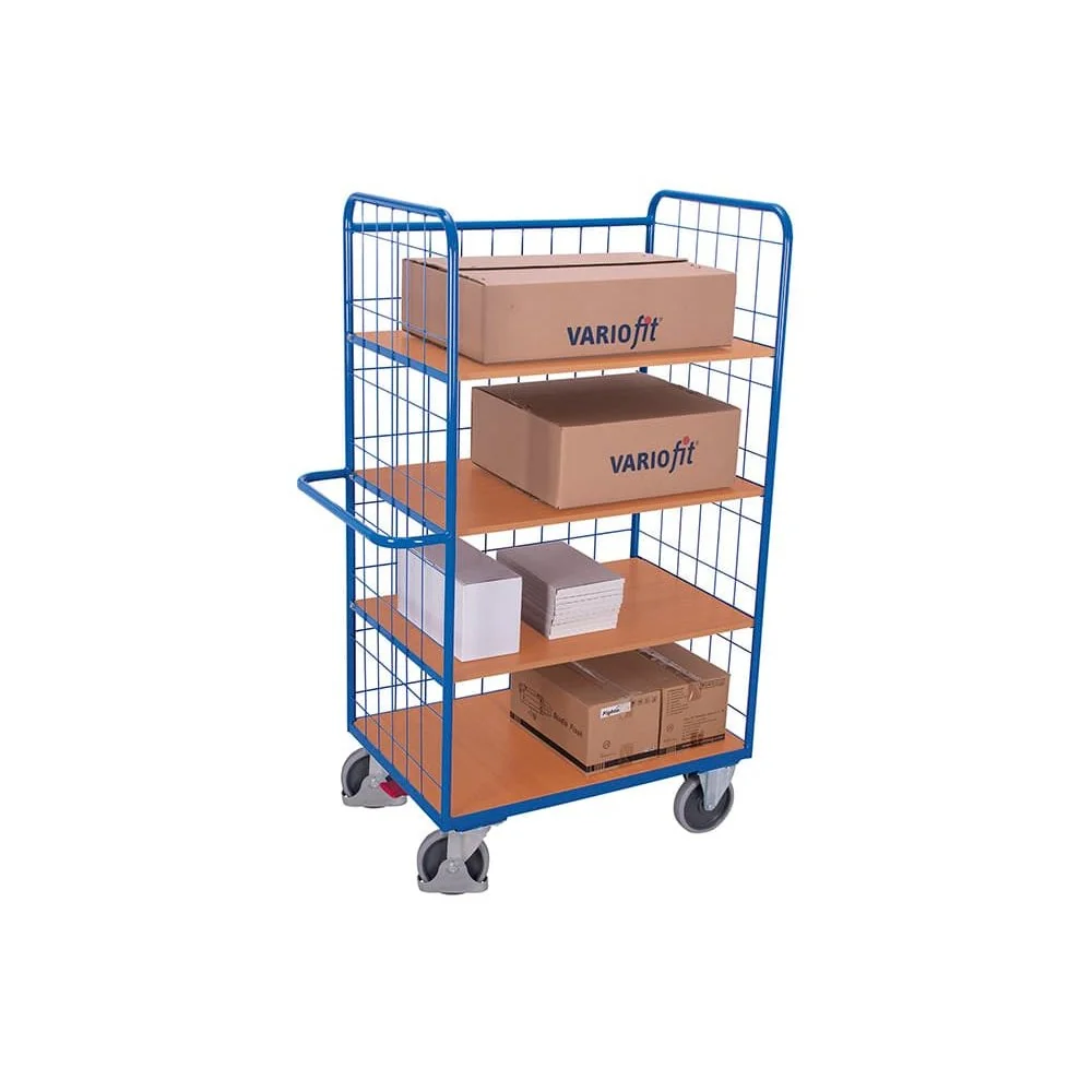 Carráiste Stórais Ilfheidhmeach le 3 Seilfeanna Fillte & Coscáin