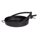 Pan Friochta Dóiteáin 50cm, Grillphanna Cruach Nádúrtha