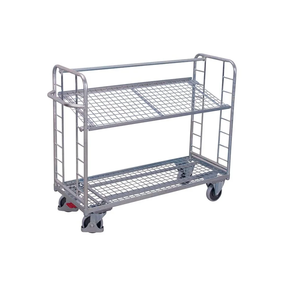 Carraig iompair le 2 sheilf sreinge, 250 kg Traglast, EasySTOP