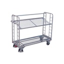 Carraig iompair le 2 sheilf sreinge, 250 kg Traglast, EasySTOP