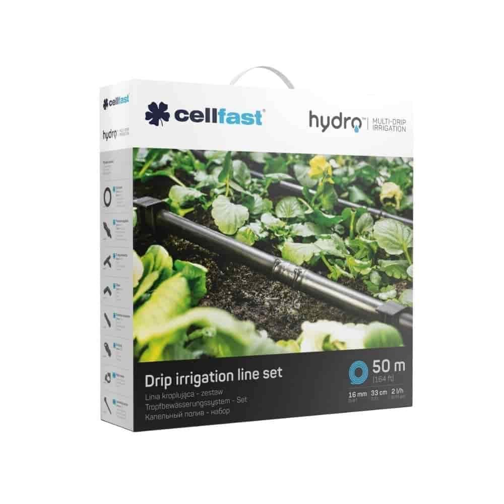 Córas Uisciúcháin Drip 50m le haghaidh Gairdín