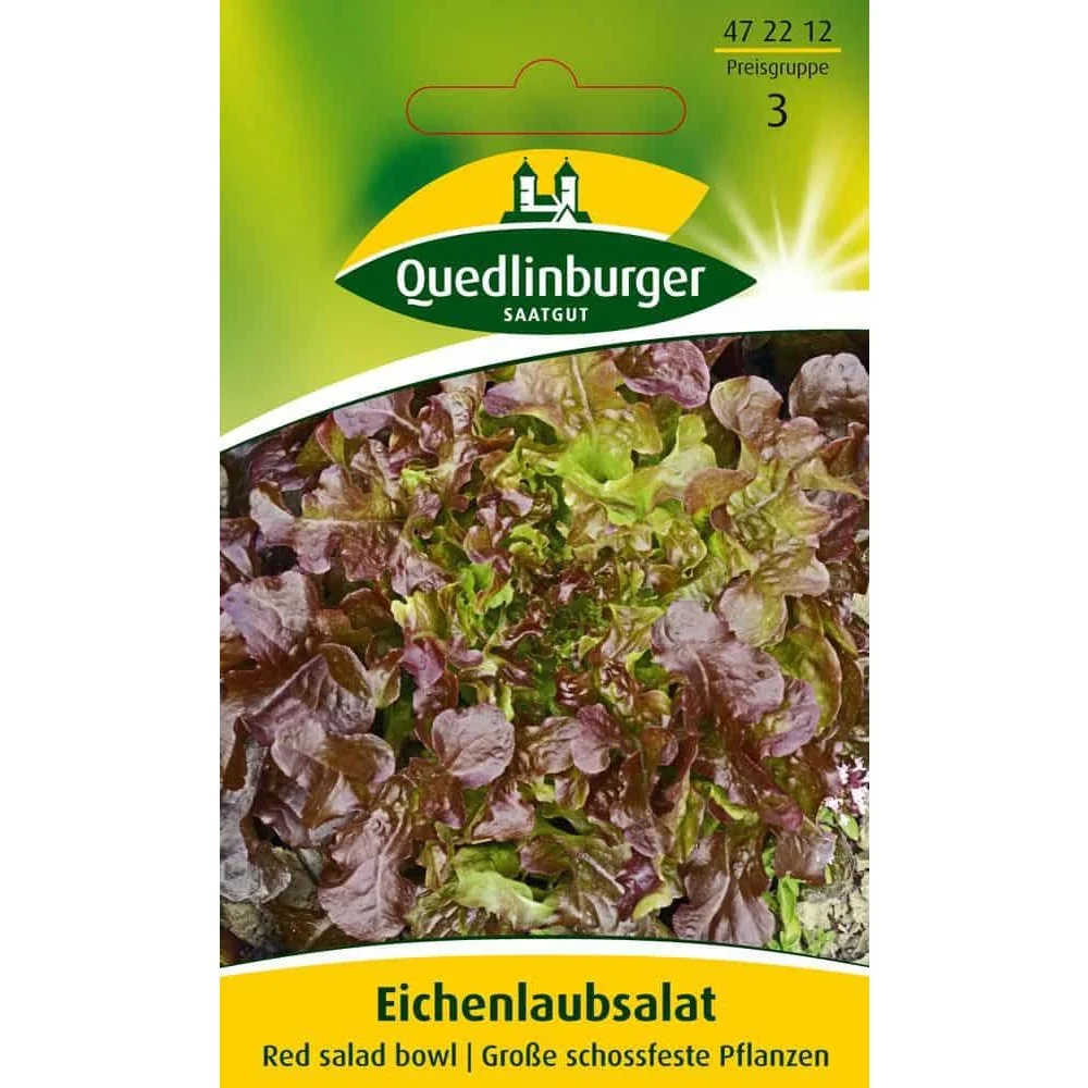 Síolta Leitís Duille Darach 'Red Salad Bowl' 