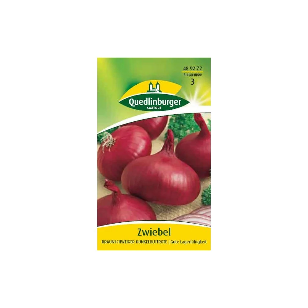 Ceannaigh Síolta Oinniún Dearga Braunschweiger Dunkelblutrote