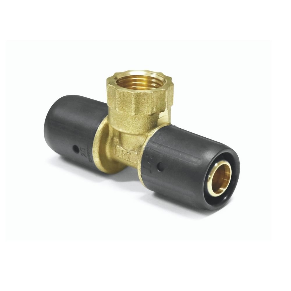 Feisteas 16mm, T-Píosa, 1/2" IG, Nascfhoireann Píopa