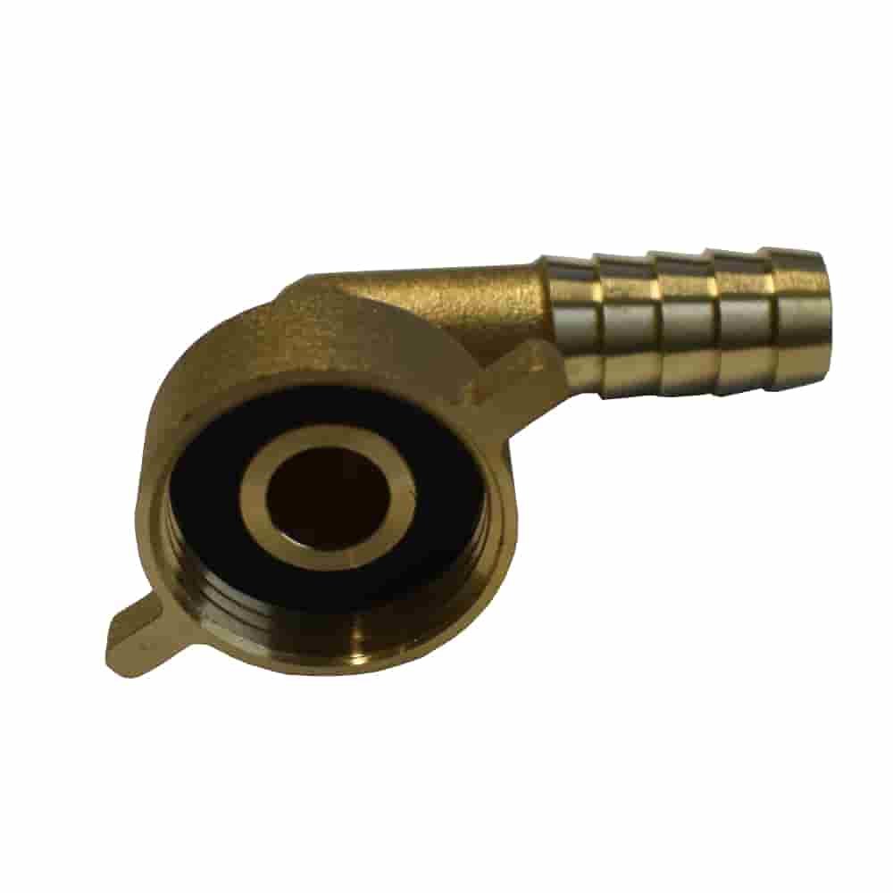 Feistiú Píobáin Práis Uillinn 3/4", Ceangal Píobáin Gairdín 13mm