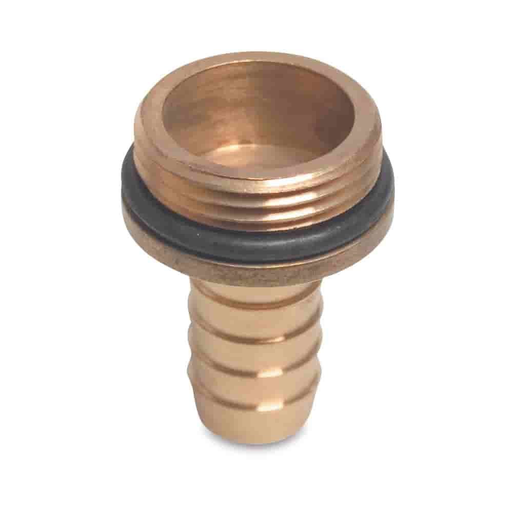 Feistiú píobáin práis, Tí práis píobáin le O-Ring, Tíl píobáin 25mm, 1" AG x 25 mm Tülle