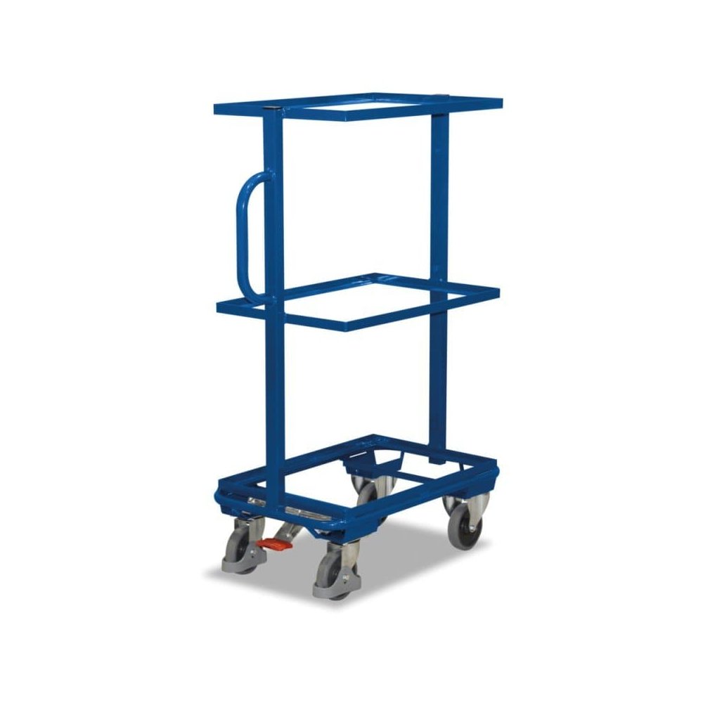Trálaí taobh oscailte, Trálaí seirbhíse, Cairt oscailte le EasySTOP, 815 x 455 x 1185 mm