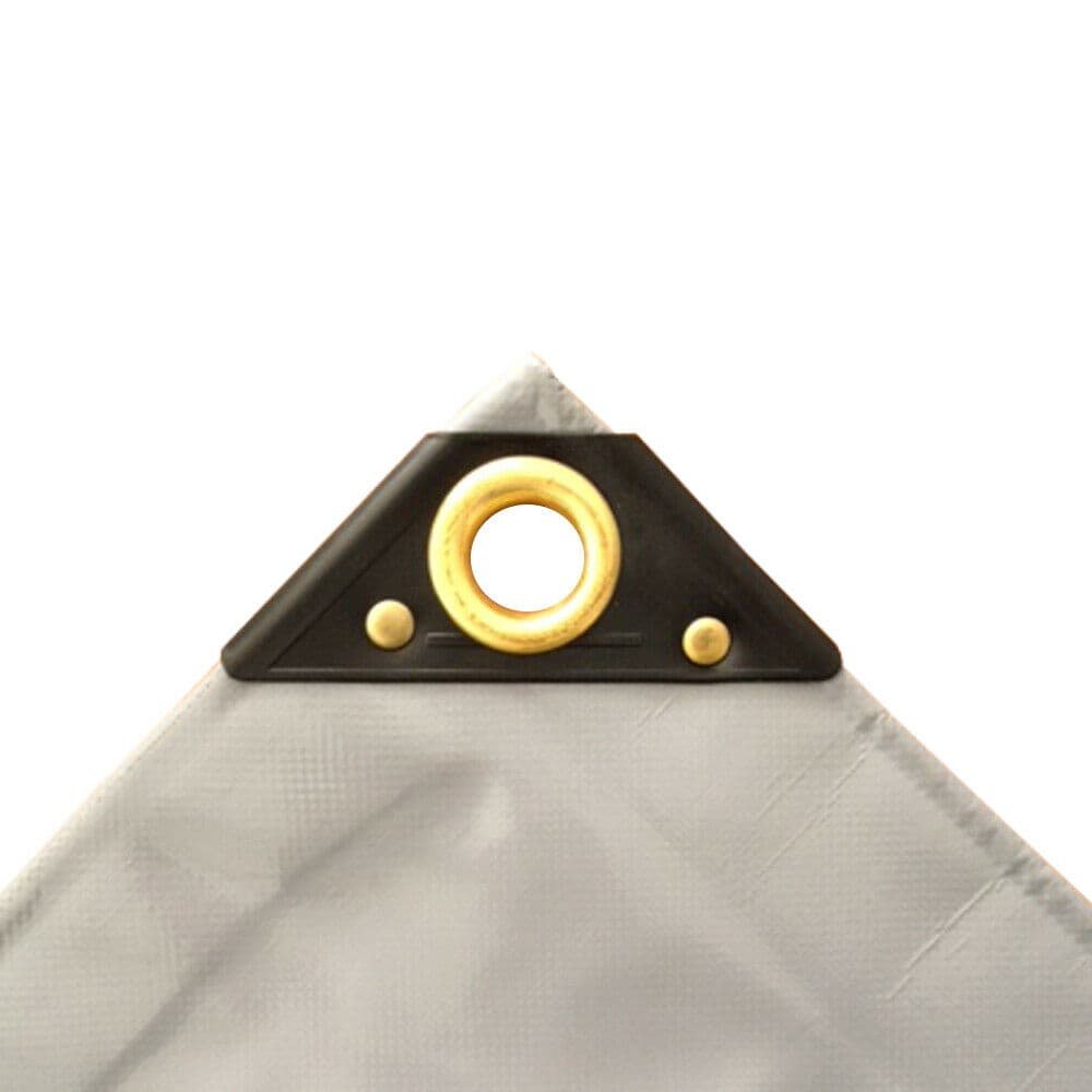 Clúdach PVC 650 g/m², 4x8m (32m²), pláta uiscedhíonach, liath