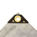 Clúdach PVC, tarpaulin uiscedhíonach 650g/m², 6x10m (60m²), clúdach cosanta