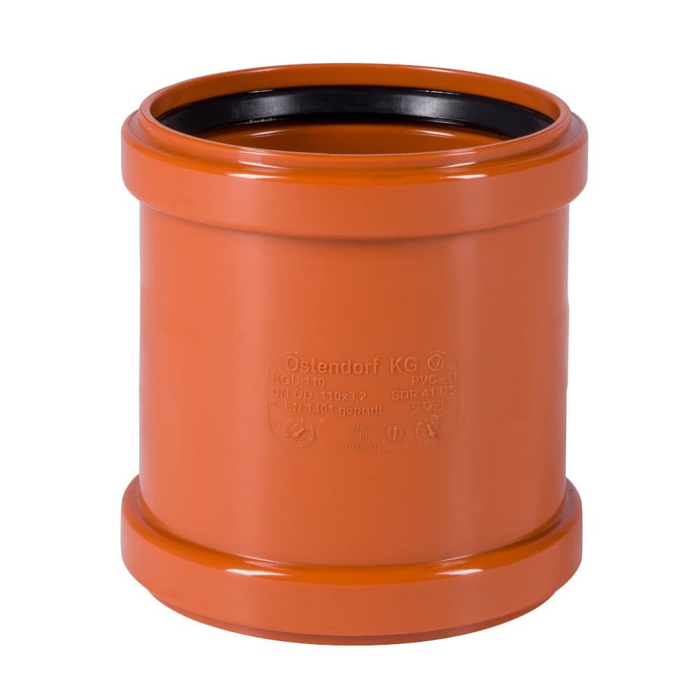 Muffe KG DN 125, KGU Muffe, Píopa Draenála PVC-U