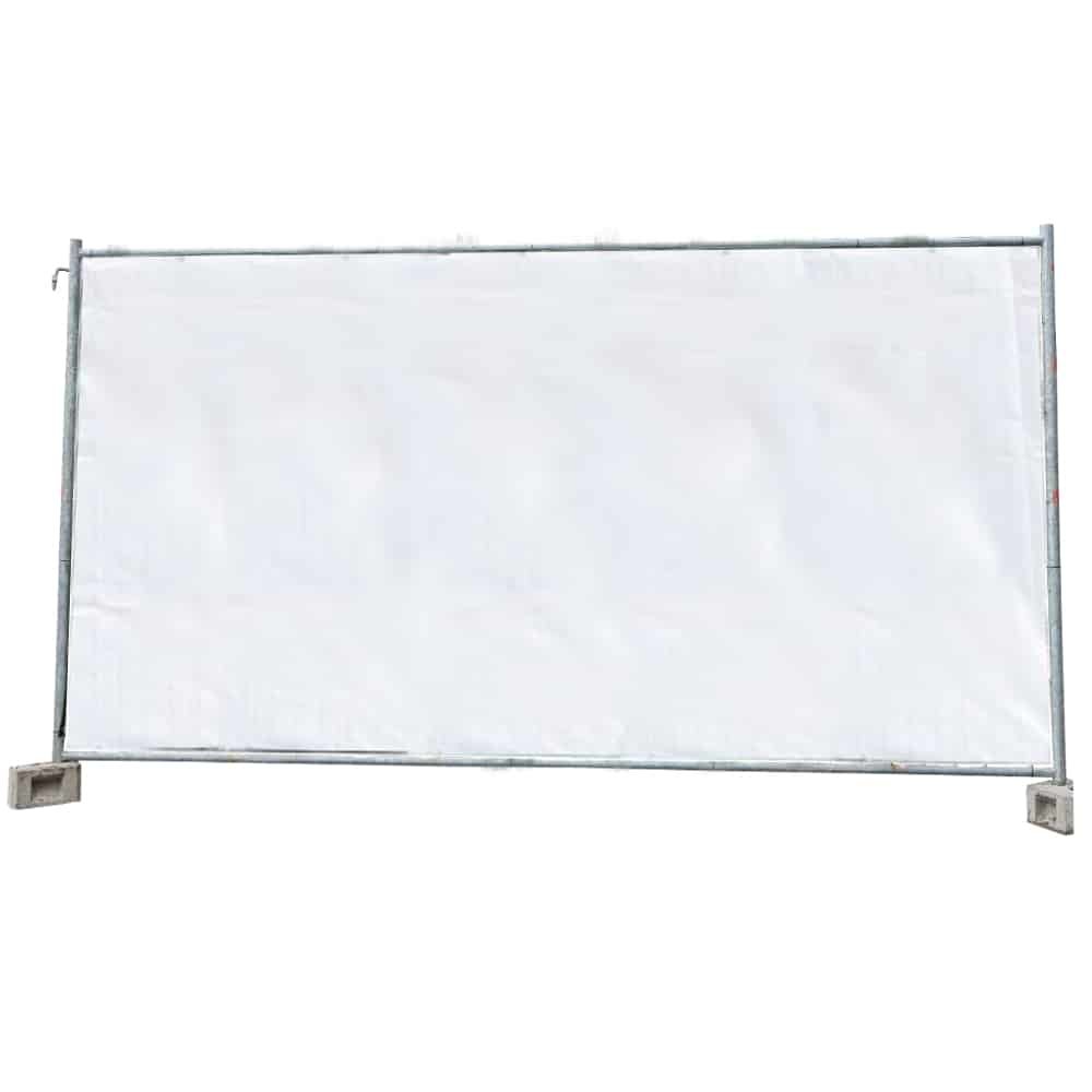 Clúdach fál tógála, bánna PE 160g/m², 1.76m x 3.41m, bán