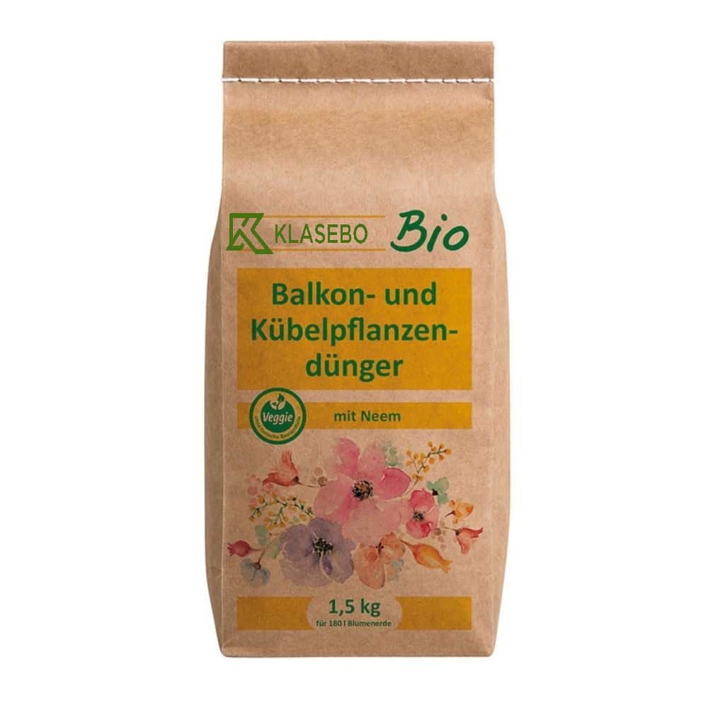 Leasachán Balcóin agus Coimeádán Orgánach le Neem, 1.5kg