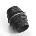 Feistiú PVC, Muinchille Gliú & Snáithe Fireann, 50mm, PN10