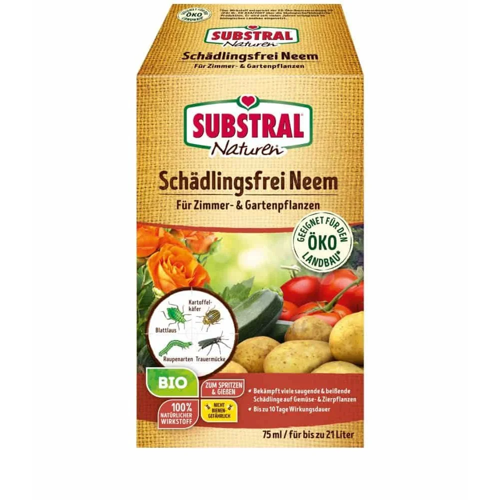Rialú Lotnaidí Orgánach le Ola Neem, 75ml