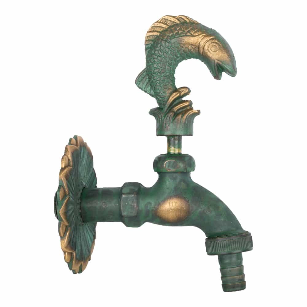 Comhla Gairdín Éisc Nostalgach, Prás Patinated ½ Orlach