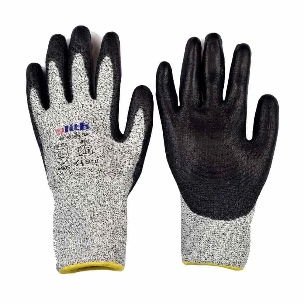 Lámhainní Oibre Frithghearrtha Leibhéal 5, Méid L/9, Breathable