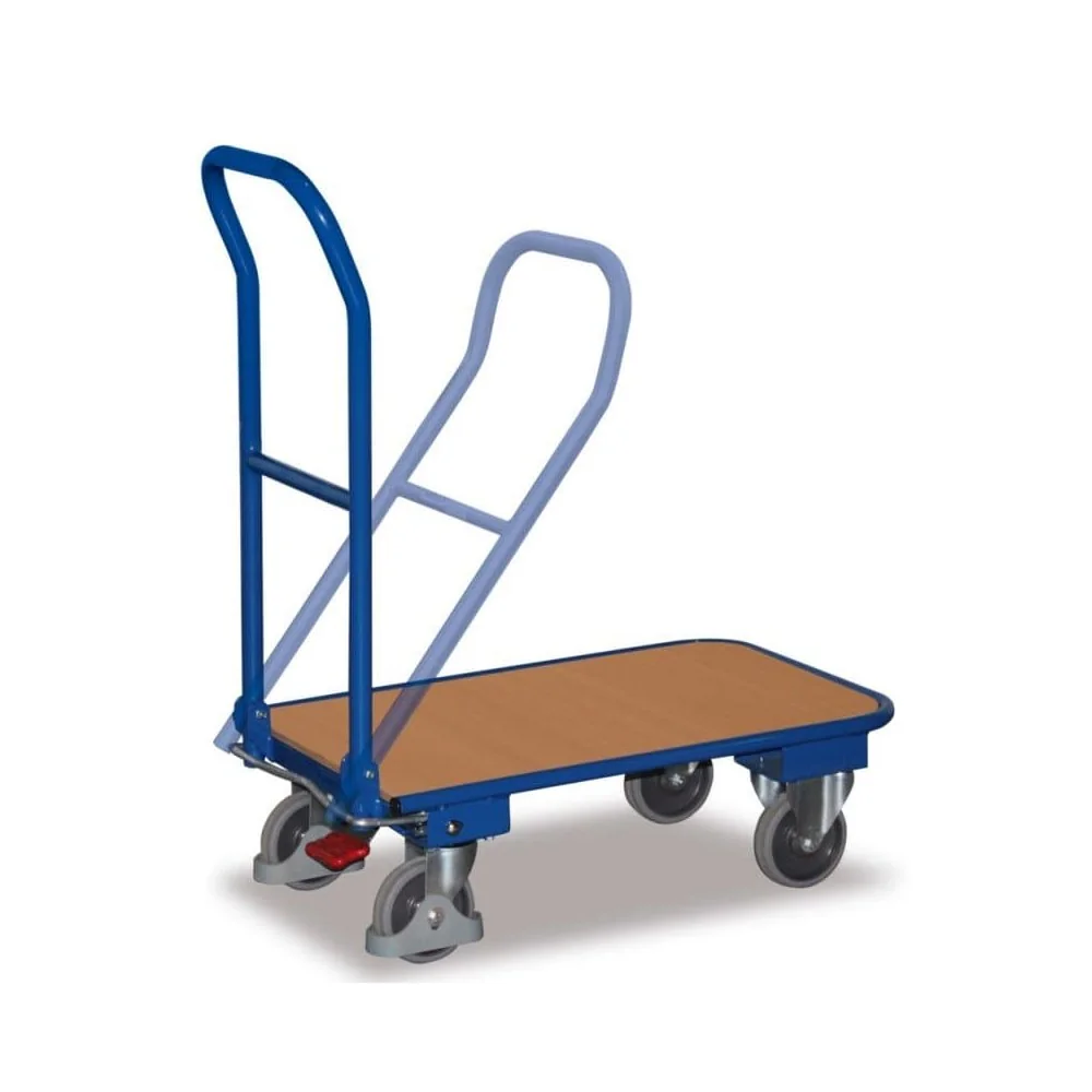 Tralaí Fillte 150kg le EasySTOP, Tralaí Iompair Ceardlainne