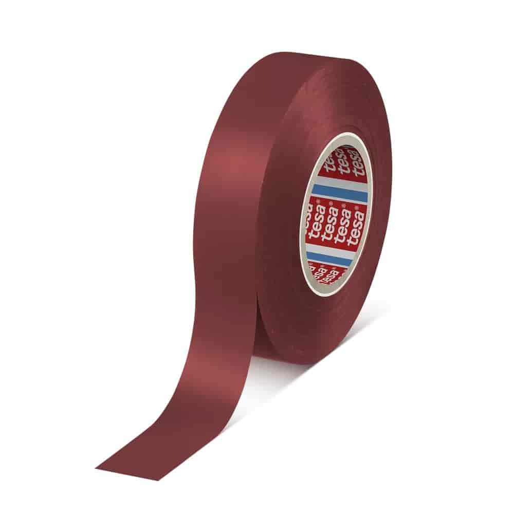 Téip Inslithe PVC Dearg 19mm x 33m, Frithsheasmhach in aghaidh UV