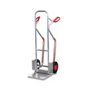 Carr láimhe alúmanaim 200 kg le sluasaid fillte agus boinn soladacha