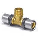 Feistiúchán Preasa T-Píosa 32mm, 1 1/4" AG, DVGW