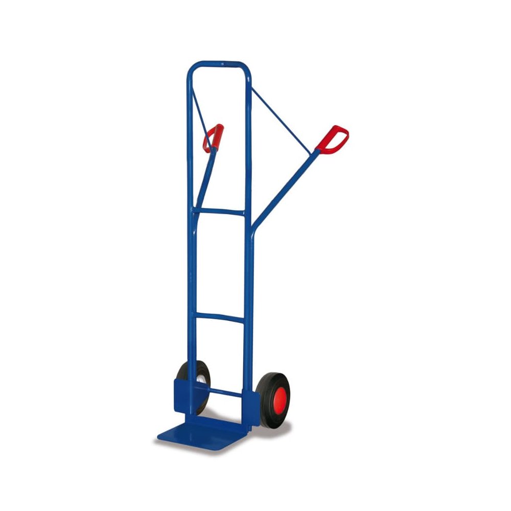 Stahlrohr-Sackkarre 250 kg mit Vollgummireifen