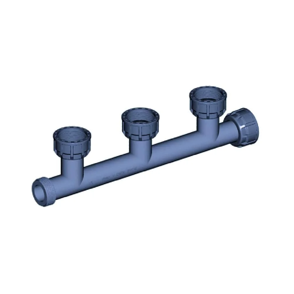 Píopa PVC 1 orlach, Feistiú PVC le 3 Críochfoirt