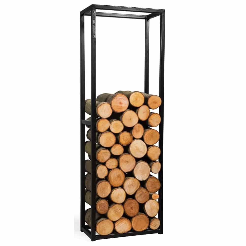 Raca Adhmaid Dóiteáin Cruach, Seilf Adhmaid Dóiteáin Nua-Aimseartha, 150cm