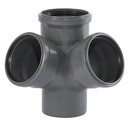 HTsafeED Eckabzweig DN110 67 Céim, Feistis Píopa HT, Píopa Draenála