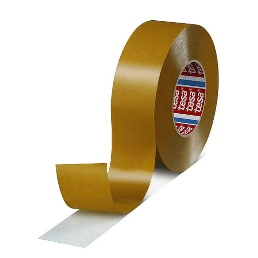 tesa téip ghreamaitheach dhá thaobh 4970 PP 50 mm x 50 m (bán)