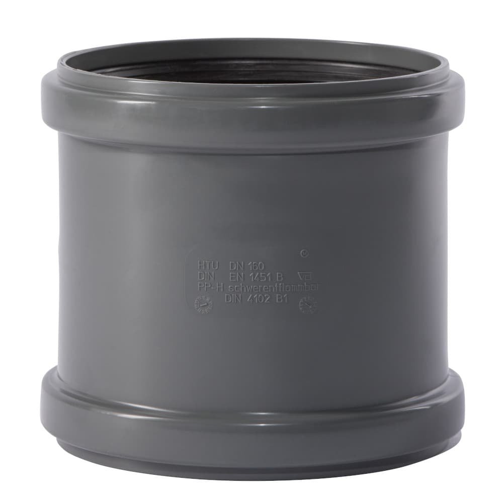 Muffe Sleamhnáin HTsafeU DN/OD 160, Feistiú Píopa HT