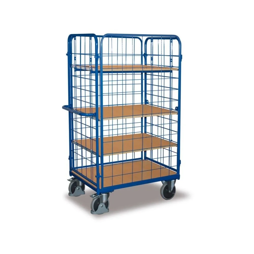 Carráiste Ceithre Bhalla Ard le 3 Seilfeanna & EasySTOP, 500kg