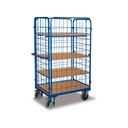 Carráiste Ceithre Bhalla Ard le 3 Seilfeanna & EasySTOP, 500kg