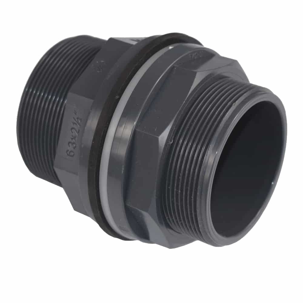 Feisteas PVC, Muinchille Ghreamaitheach, 63mm, PN10