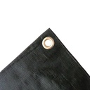 Plána Clúdaigh 280 g/m², 8x10m (80m²), glas, uiscedhíonach, frithsheasmhach i gcoinne stróiceadh