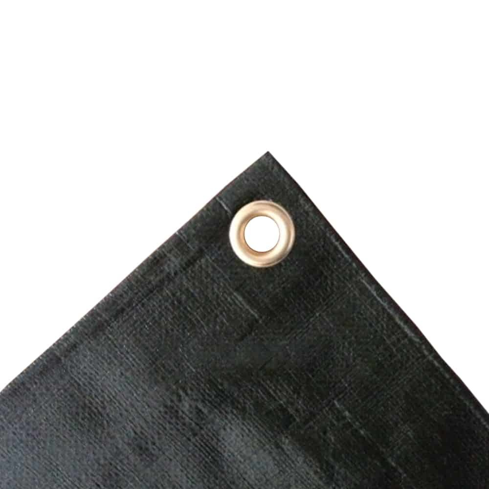 Clúdach Tarpaulin, Tarpaulin uiscedhíonach 280g/m², Clúdach cosanta, glas, 3,5 x 6 m (21m²)