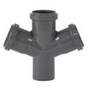 HTsafeDA T-nasc Dúbailte DN/OD 50/50/50 67 Céim