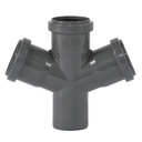 HTsafeDA T-nasc Dúbailte DN/OD 50/50/50 67 Céim