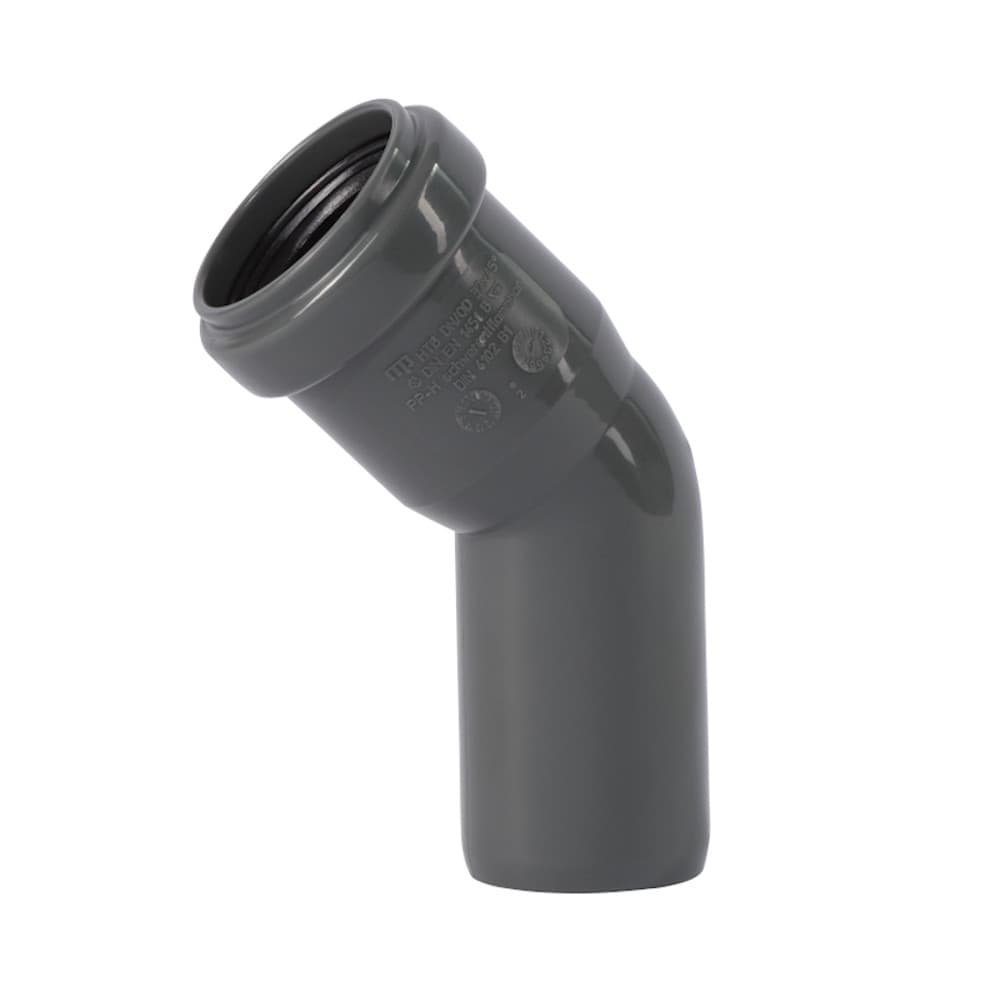 Uillinn Píopa HT 75mm, Píopa Draenála DN75, Uillinn 45 Céim