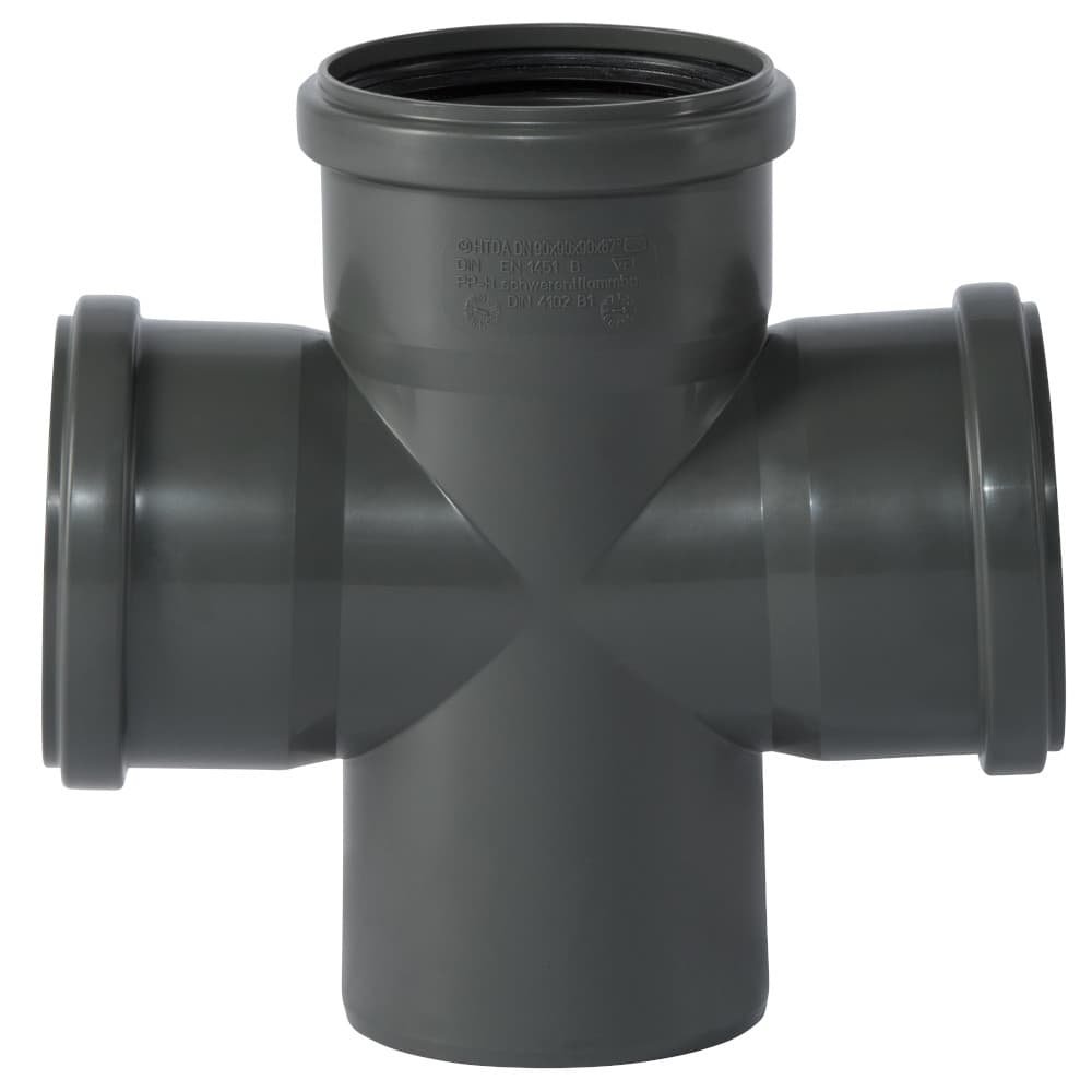 HTsafeDA Doppelabzweig DN/OD 90/90/90 87 Céim