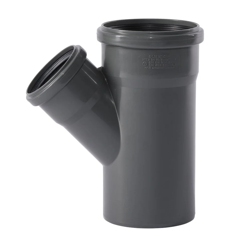 HT Abzweig DN/OD 110/75, 45 Grad