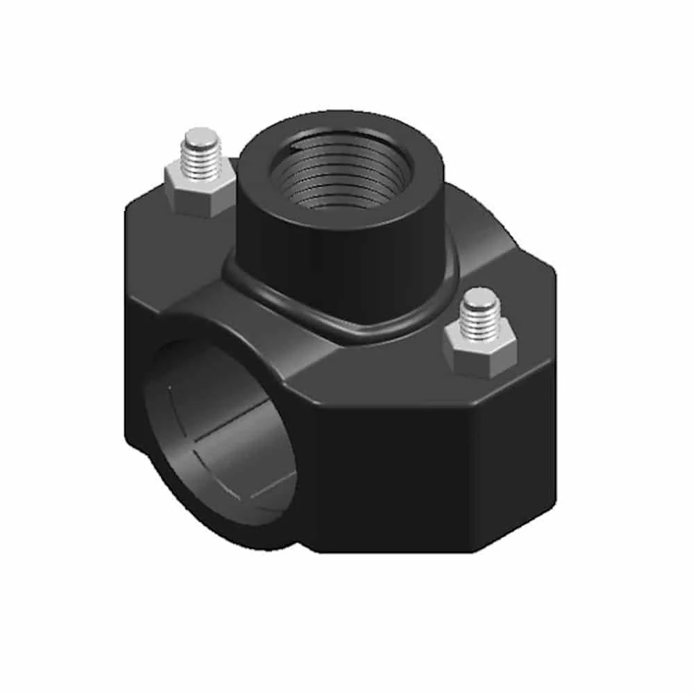 Sceallóg Tapping PP 32mm le haghaidh Uisce