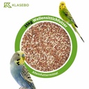 Bia parakeet 25kg, Fothaí budgie, Bia éan