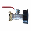 Adapter Coimeádán IBC S60 le Comhla Liathróid 3/4"