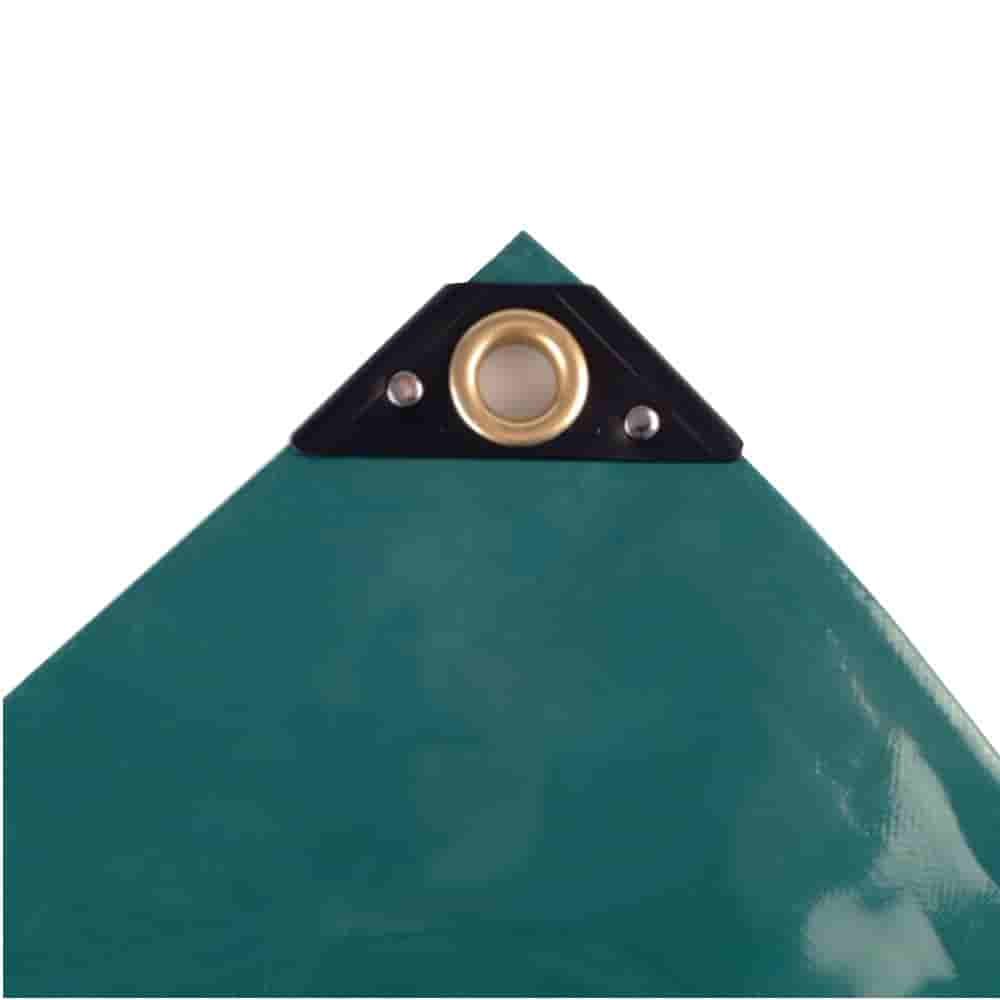 Clúdach PVC 650g, Tarpaulin Glas, Clúdach uiscedhíonach, dian-dhíolas, 5x9m (45m²)