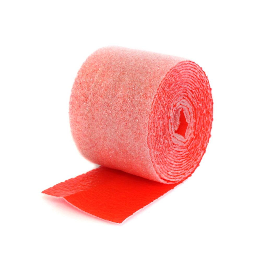 Banda fillte 70mm, dearg, Scannán cosanta PE, teocht-sheasmhach