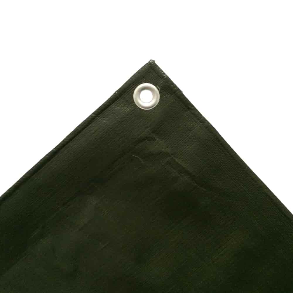Clúdach Tarpaulin 6x12m Glas Tí, 210g/m², Uiscedhíonach agus in aghaidh UV